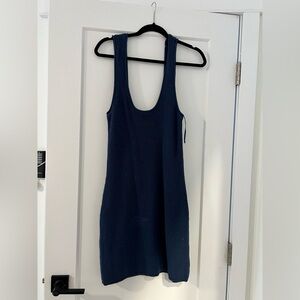 Dynamite Deep Blue Knit Mini Dress